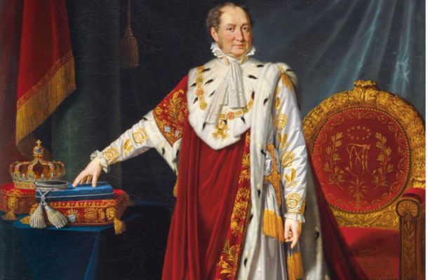 Nachstellung des Bildes Freiheit für das Volk von Delacroix