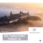 Screenshot der Homepage des Museums für Franken