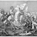 Zeichnung der Schlacht von Waterloo © Bayerische Staatsbibliothek
