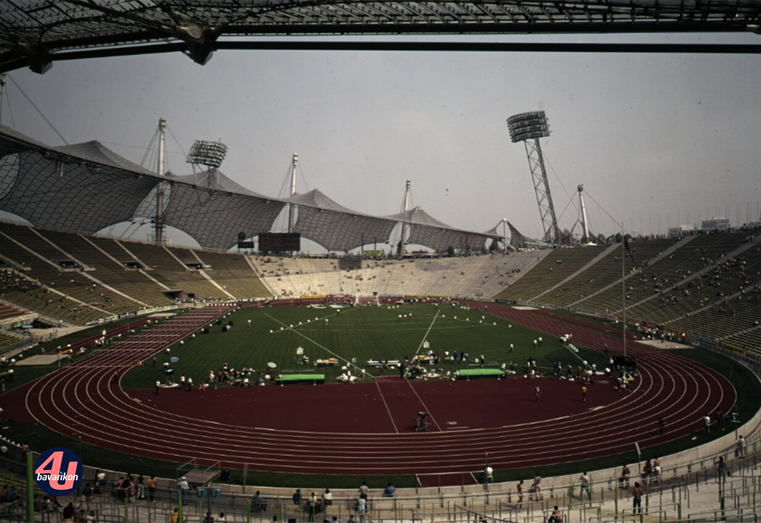 Olympiastadion mit Leichtathletikwettbewerben