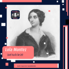 Zeichnung von Tänzerin Lola Montez